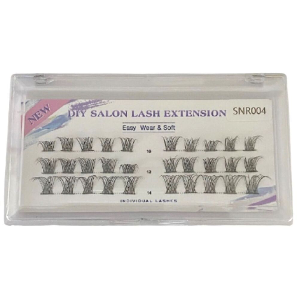 Beauty Individual Eyelash Extension Clusters Thin Band Reusable Soft 10/12/14mm
